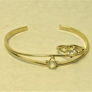 Bracelet and Ring Set Faux Diamond.
